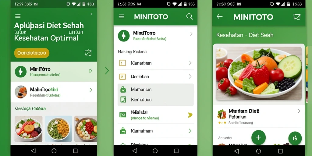 Antarmuka pengguna MINITOTO yang ramah dan fungsional untuk diet sehat.