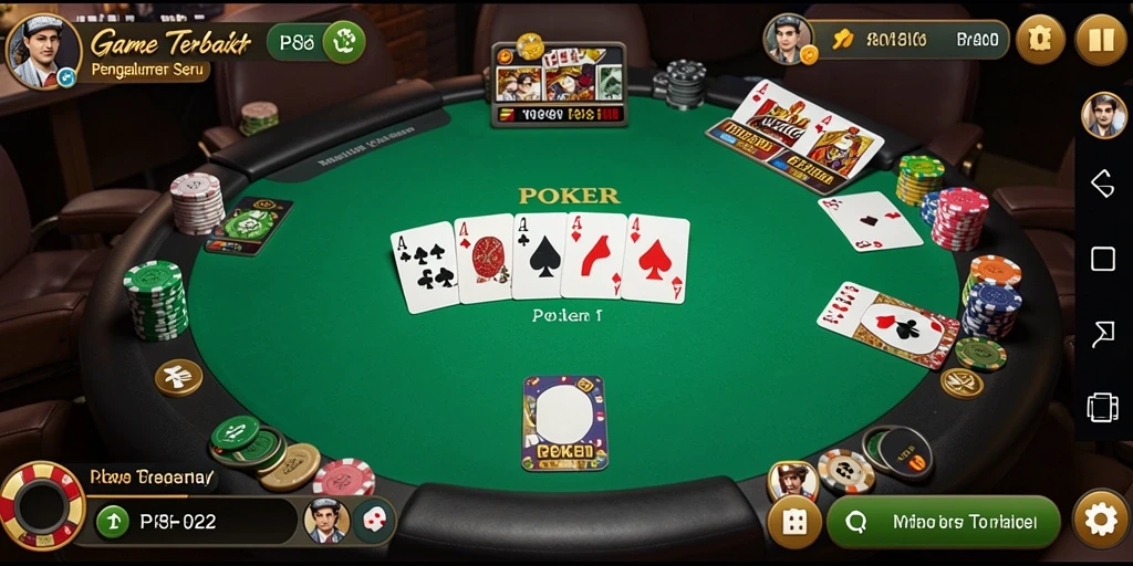 Antarmuka menawan dari game Poker PP88 yang penuh aksi.