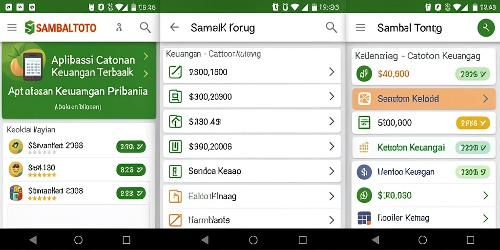 Tampilan antarmuka SAMBALTOTO yang intuitif dan sederhana.